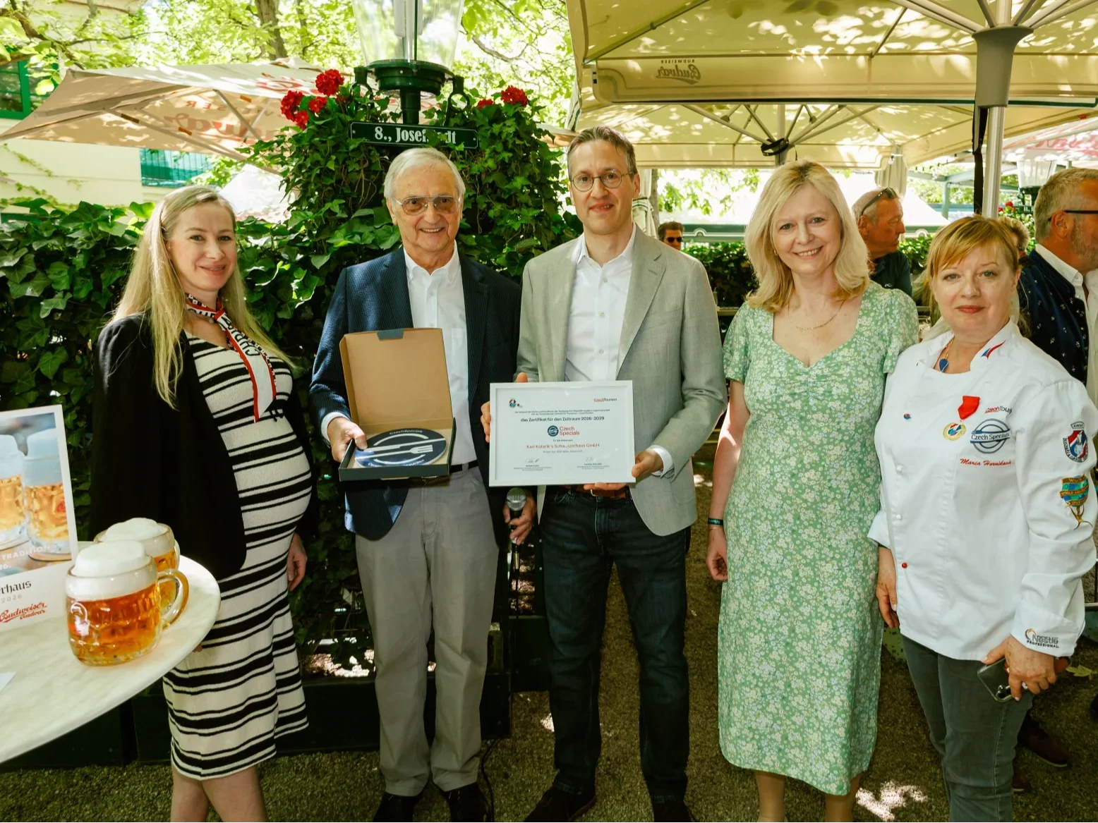 Vídeňský Schweizerhaus získal českou certifikaci. S Budvarem ho pojí sto let staré spojenectví
